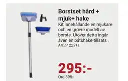 Erlandsons Brygga Borstset hård + mjuk+ hake erbjuda
