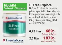 Erlandsons Brygga B-FREE Explore erbjuda