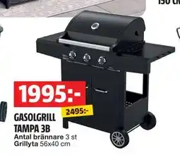 Bauhaus GASOLGRILL TAMPA 3B erbjuda