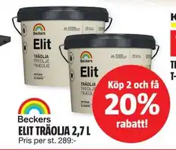 Bauhaus ELIT TRÄOLJA 2,7 L erbjuda