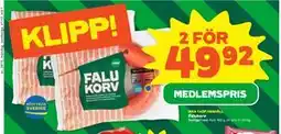 Stora Coop Falukorv, Medlemspris erbjuda