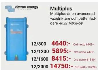 Erlandsons Brygga Multiplus erbjuda