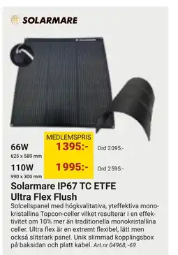 Erlandsons Brygga Solarmare ip67 tc etfe ultra flex flush erbjuda
