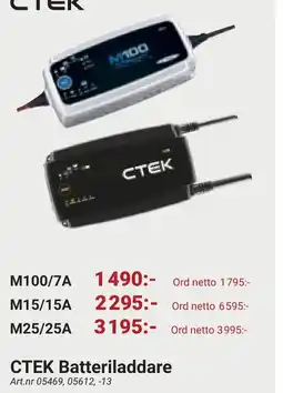 Erlandsons Brygga CTEK Batteriladdare erbjuda