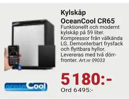 Erlandsons Brygga Kylskåp OceanCool CR65 erbjuda