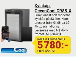 Erlandsons Brygga Kylskåp OceanCool CR85-X erbjuda