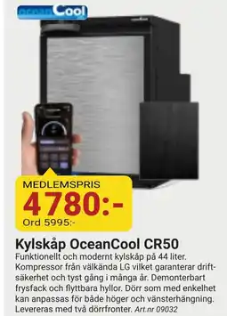 Erlandsons Brygga Kylskåp OceanCool CR50 erbjuda