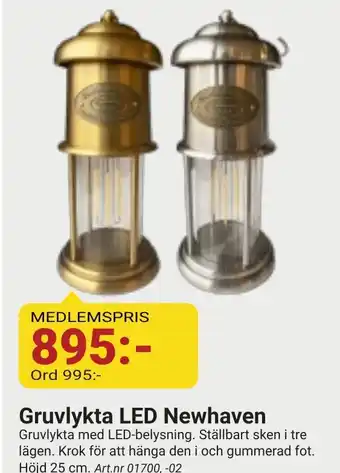 Gruvlykta LED Newhaven