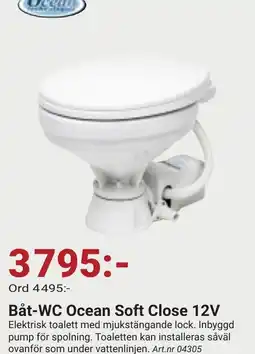 Erlandsons Brygga Båt-WC Ocean Soft Close 12V erbjuda