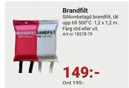 Erlandsons Brygga Brandfilt erbjuda