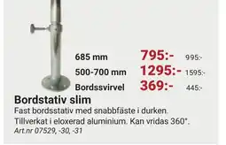 Erlandsons Brygga Bordstativ slim erbjuda