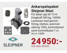 Erlandsons Brygga Ankarspelspaket Sleipner Maxi erbjuda