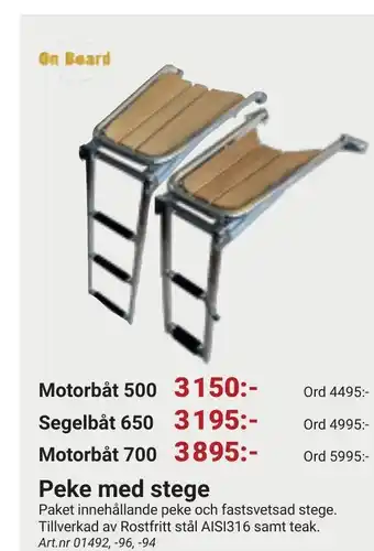Erlandsons Brygga Peke med stege erbjuda