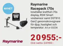 Erlandsons Brygga Raymarine racepack i70s erbjuda