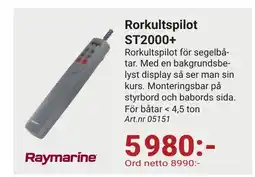 Erlandsons Brygga Rorkultspilot ST2000+ erbjuda