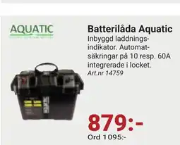 Erlandsons Brygga Batterilåda Aquatic erbjuda
