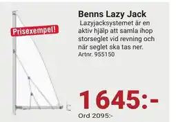 Erlandsons Brygga Benns Lazy Jack erbjuda