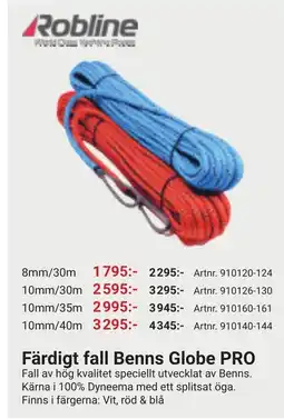 Erlandsons Brygga Färdigt fall Benns Globe PRO erbjuda