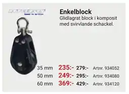 Erlandsons Brygga Enkelblock erbjuda