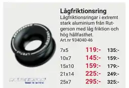 Erlandsons Brygga Lågfriktionsring erbjuda