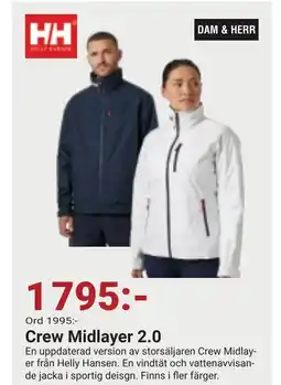 Erlandsons Brygga Crew Midlayer 2.0 erbjuda