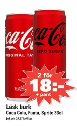 Nära dej Läsk burk erbjuda