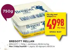 Willys Bregott Mellan erbjuda