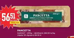 Willys GARANT Pancetta erbjuda