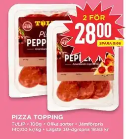 Willys TULIP Pizza topping erbjuda