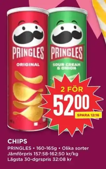 Willys PRINGLES Chips erbjuda