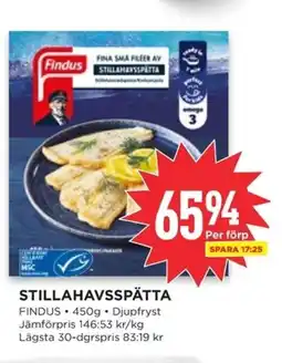 Willys FINDUS Stillahavsspätta erbjuda