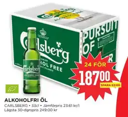 Willys CARLSBERG Alkoholfri öl erbjuda