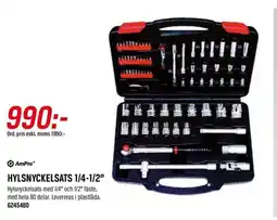 Swedol Hylsnyckelsats 1/4-1/2" erbjuda