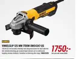 Swedol Vinkelslip 125 MM 1700W DWE4347-QS erbjuda