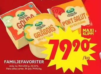 ICA Maxi Arla Familjefavoriter erbjuda
