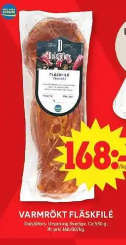 ICA Maxi Dalsjöfors Varmrökt fläskfilé erbjuda
