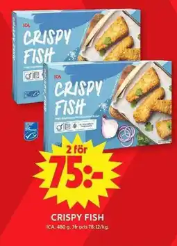 ICA Maxi ICA Crispy fish erbjuda