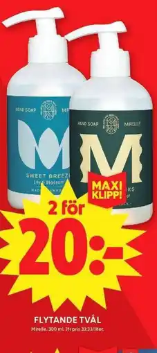 ICA Maxi MIRELLE Flytande tvål erbjuda