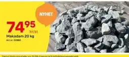 Byggmax Makadam 20 kg erbjuda