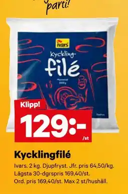 City Gross Kycklingfilé erbjuda