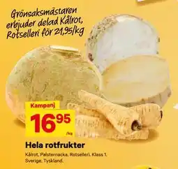 City Gross Hela rotfrukter erbjuda