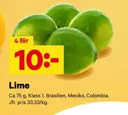 City Gross Lime erbjuda