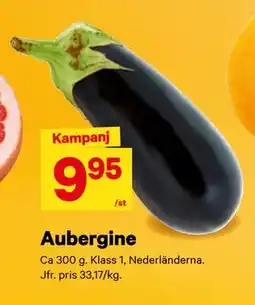 City Gross Aubergine erbjuda