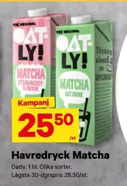 City Gross Havredryck Matcha erbjuda