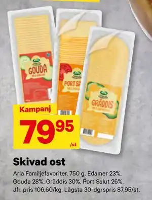 City Gross Skivad ost erbjuda