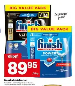 City Gross Maskindisktabletter erbjuda