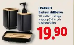 Lidl LIVARNO Badrumstillbehör erbjuda