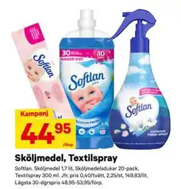 City Gross Sköljmedel, Textilspray erbjuda