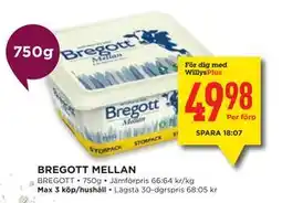 Willys BREGOTT MELLAN, Medlemspris erbjuda