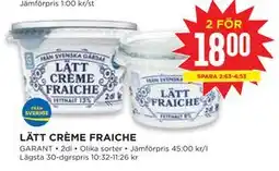 Willys LÄTT CRÈME FRAICHE erbjuda